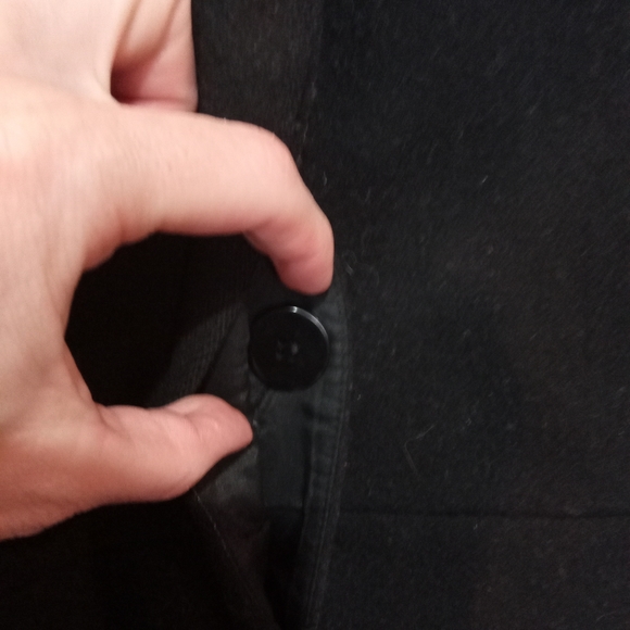 Anne Klein 100% wool black jacket size 10 - Picture 4 of 6